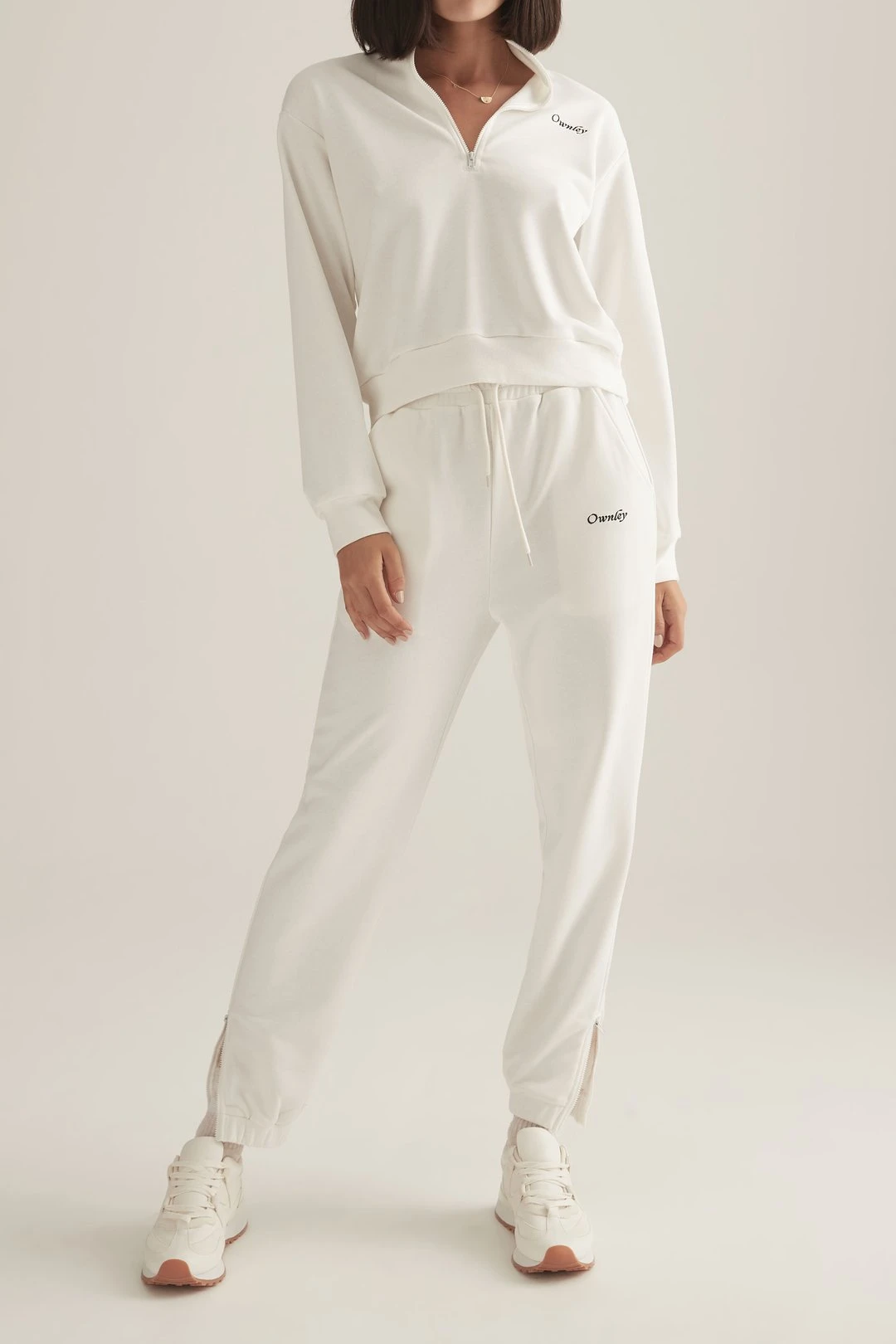 OWNLEY - Tex Trackpant White 1 OWNLEY - Tex Trackpant White