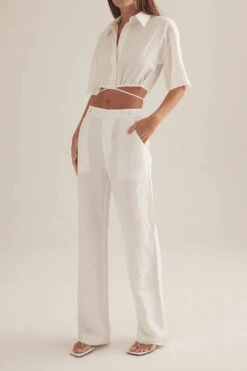 Ownley - Daley Pant (Ivory) 6 Ownley - Daley Pant (Ivory) -Faithfull The Brand || Carver™ || One Teaspoon Shop Elysian Collective DALEY PANT IVORY 3