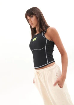 PE Nation - DOWN TEMPO TANK (BLACK) -Faithfull The Brand || Carver™ || One Teaspoon Shop Elysian Collective Down Tempo Tank Black 4