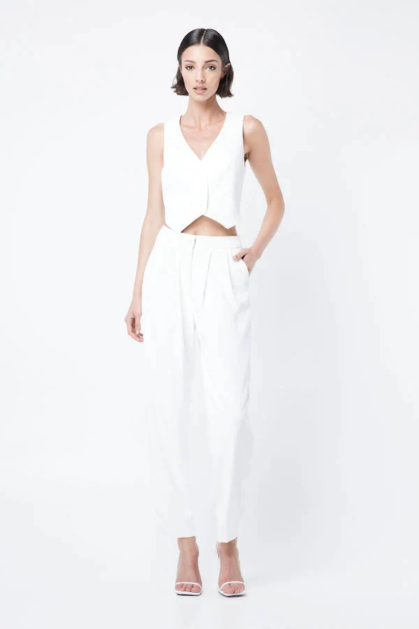 MOSSMAN - The Como Pant (White) 1 MOSSMAN - The Como Pant (White)