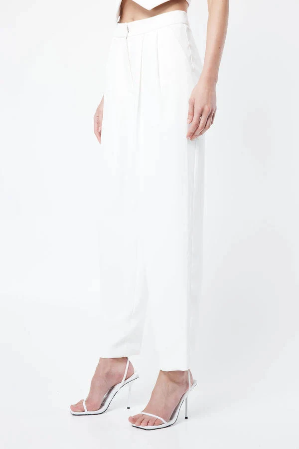 MOSSMAN - The Como Pant (White) 2 MOSSMAN - The Como Pant (White) - Image 2