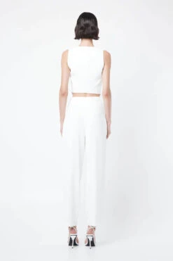 MOSSMAN - The Como Pant (White) 6 MOSSMAN - The Como Pant (White) -Faithfull The Brand || Carver™ || One Teaspoon Shop Elysian Collective MOSSMAN The Como Pant in White 3