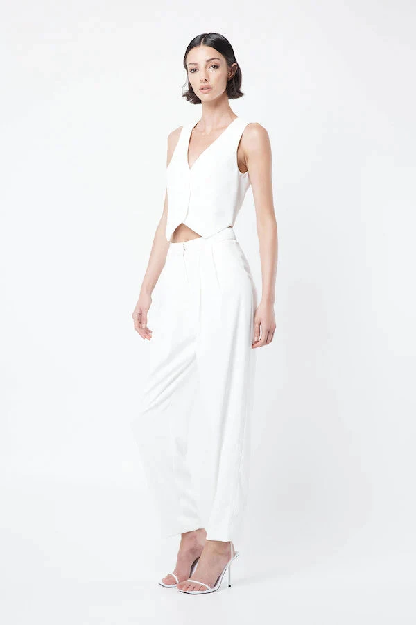 MOSSMAN - The Como Pant (White) 4 MOSSMAN - The Como Pant (White) - Image 4