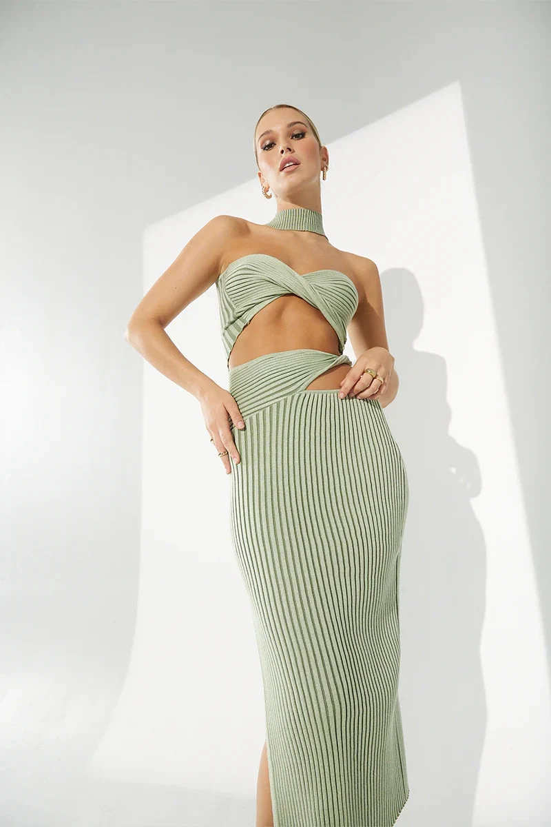 SOVERE - Pivot Reversible Shrug Knit Dress (Spearmint) 5 SOVERE - Pivot Reversible Shrug Knit Dress (Spearmint) - Image 5