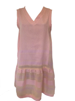 CECILIE COPENHAGEN - Dress 2 V No Sleeves (Pale Dogwood)