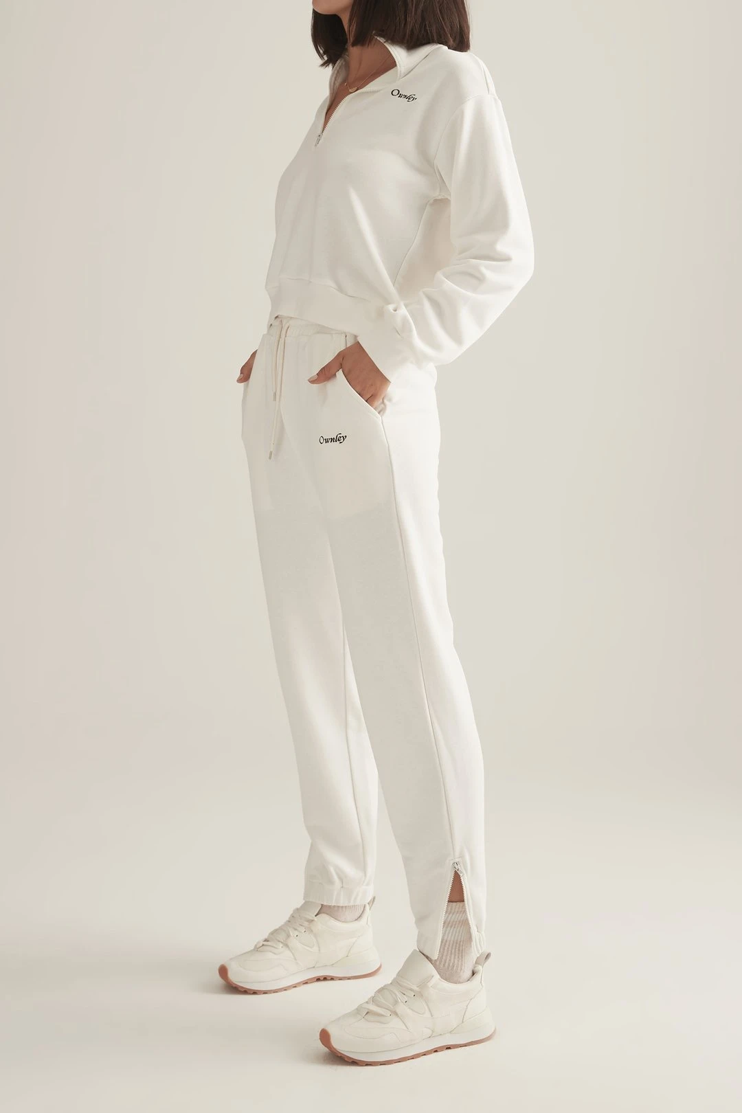 OWNLEY - Tex Trackpant White 3 OWNLEY - Tex Trackpant White - Image 3