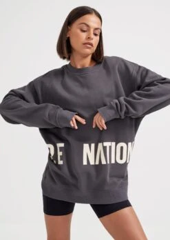 P.E Nation - Triple Double Sweat (Charcoal)