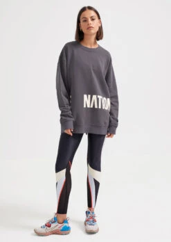 P.E Nation - Triple Double Sweat (Charcoal) -Faithfull The Brand || Carver™ || One Teaspoon Shop TRIPLE DOUBLE SWEAT Crop HIRES 7 88953.1623980204