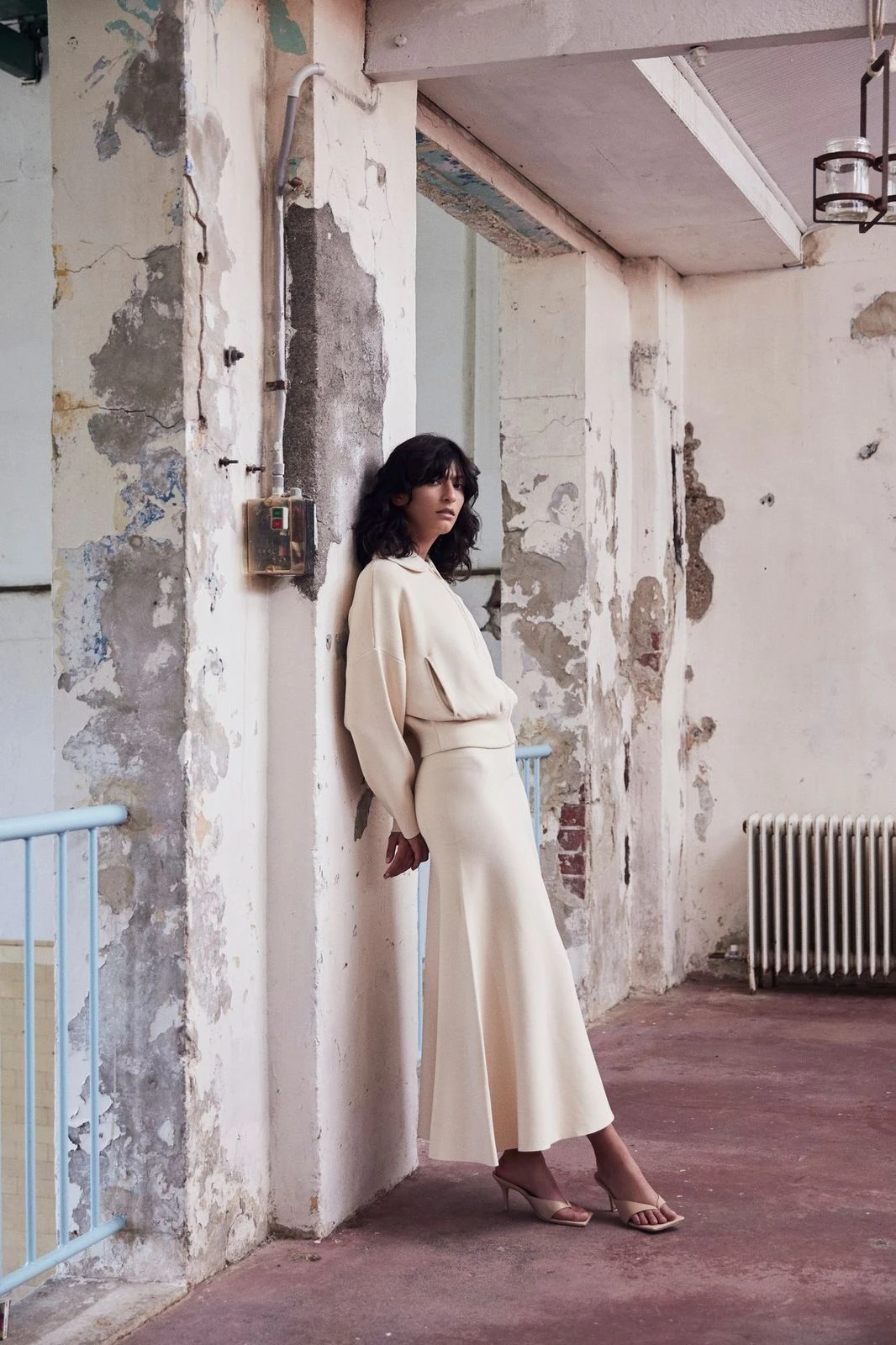 CLEA - Carlos Crepe Knit Bomber (Butter) 5 CLEA - Carlos Crepe Knit Bomber (Butter) - Image 5