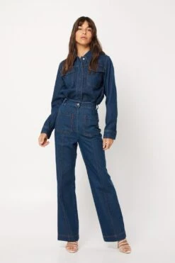 MOSSMAN - The After Dark Pant (Dark Denim) -Faithfull The Brand || Carver™ || One Teaspoon Shop elysain collective mossman the after dark pant 3