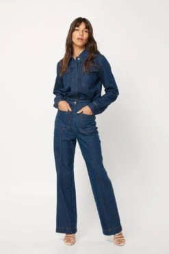 MOSSMAN - The After Dark Pant (Dark Denim) -Faithfull The Brand || Carver™ || One Teaspoon Shop elysain collective mossman the after dark pant 4