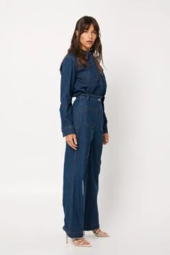 MOSSMAN - The After Dark Pant (Dark Denim) -Faithfull The Brand || Carver™ || One Teaspoon Shop elysain collective mossman the after dark pant 5