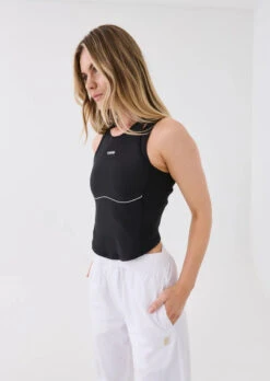 PE NATION - DOWNTEMPO TANK (BLACK) -Faithfull The Brand || Carver™ || One Teaspoon Shop elysian collecitve pe nation downtempo tank black 6