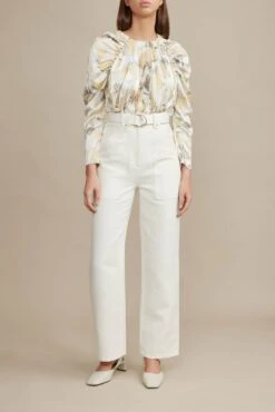 ACLER - Bancroft Pant (Ivory) -Faithfull The Brand || Carver™ || One Teaspoon Shop elysian collective acler bancroft pants ivory 1