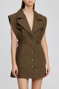 ACLER - Walter Dress (Forest Green)