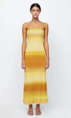 BEC + BRIDGE - Amara Strapless Maxi Dress (Golden Ombre) FINAL SALE