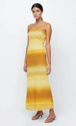 BEC + BRIDGE - Amara Strapless Maxi Dress (Golden Ombre) FINAL SALE -Faithfull The Brand || Carver™ || One Teaspoon Shop elysian collective bec and bridge amara strapless maxi dress golden ombre 3