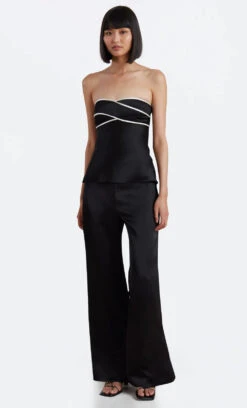 BEC + BRIDGE - Angelica Pant (Black) -Faithfull The Brand || Carver™ || One Teaspoon Shop elysian collective bec and bridge angelica pant black 2