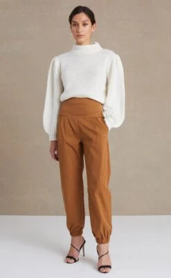 BEC & BRIDGE - Celeste Tuck Knit Jumper (Ivory)