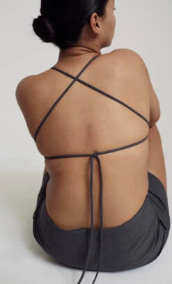 BEC + BRIDGE - HEIDI APRON MINI DRESS (Charcoal) FINAL SALE -Faithfull The Brand || Carver™ || One Teaspoon Shop elysian collective bec and bridge heidi apron mini dress charcoal 2