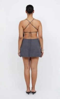 BEC + BRIDGE - HEIDI APRON MINI DRESS (Charcoal) FINAL SALE -Faithfull The Brand || Carver™ || One Teaspoon Shop elysian collective bec and bridge heidi apron mini dress charcoal 8