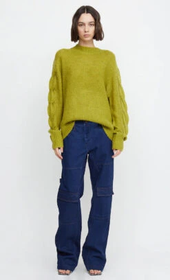 BEC + BRIDGE - MARION KNIT JUMPER (Fern Green)