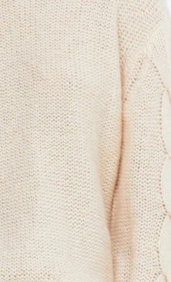 BEC + BRIDGE - MARION KNIT JUMPER (Oatmeal) -Faithfull The Brand || Carver™ || One Teaspoon Shop elysian collective bec and bridge marion knit jumper oatmeal 4