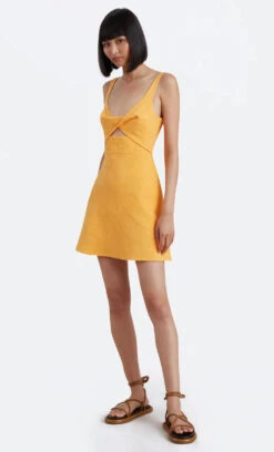 BEC + BRIDGE - PHOEBE MINI DRESS (Mandarin) FINAL SALE -Faithfull The Brand || Carver™ || One Teaspoon Shop elysian collective bec and bridge phoebe mini dress mandarin 2