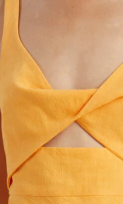 BEC + BRIDGE - PHOEBE MINI DRESS (Mandarin) FINAL SALE -Faithfull The Brand || Carver™ || One Teaspoon Shop elysian collective bec and bridge phoebe mini dress mandarin 5