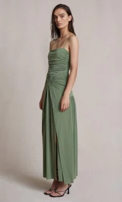 BEC & BRIDGE - Vixen Maxi Dress (Olive) -Faithfull The Brand || Carver™ || One Teaspoon Shop elysian collective bec and bridge vixen maxi dress 3
