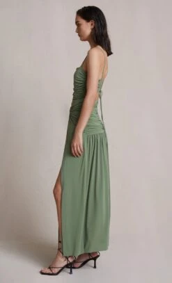 BEC & BRIDGE - Vixen Maxi Dress (Olive) -Faithfull The Brand || Carver™ || One Teaspoon Shop elysian collective bec and bridge vixen maxi dress 4