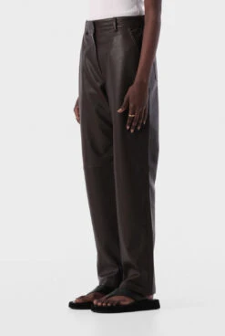 ELKA COLLECTIVE - Bri Pant (Chocolate) 11 ELKA COLLECTIVE - Bri Pant (Chocolate) -Faithfull The Brand || Carver™ || One Teaspoon Shop elysian collective elak collective bri leather pant chocolate 2