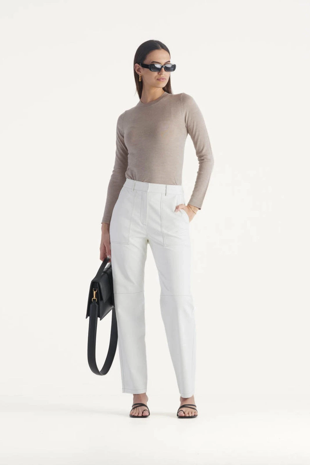 ELKA COLLECTIVE - Hayward Pant (Ivory) 1 ELKA COLLECTIVE - Hayward Pant (Ivory)