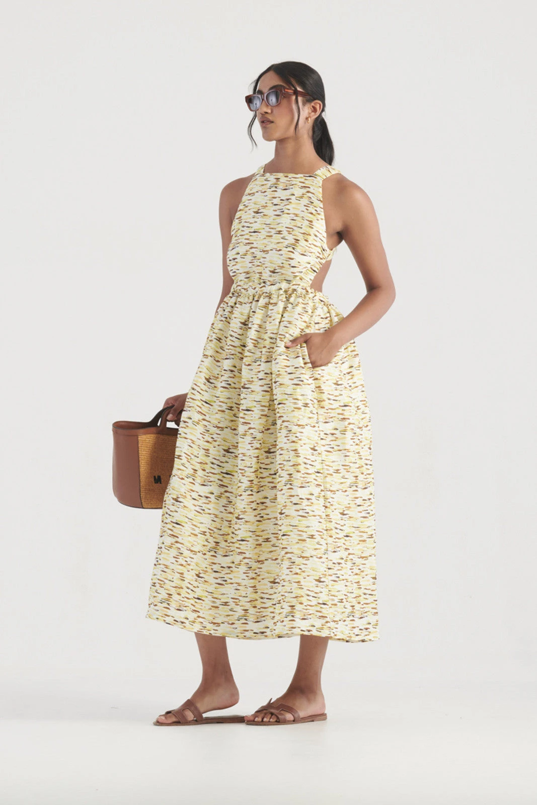 ELKA COLLECTIVE - Mari Dress (Citrus Print) 3 ELKA COLLECTIVE - Mari Dress (Citrus Print) - Image 3