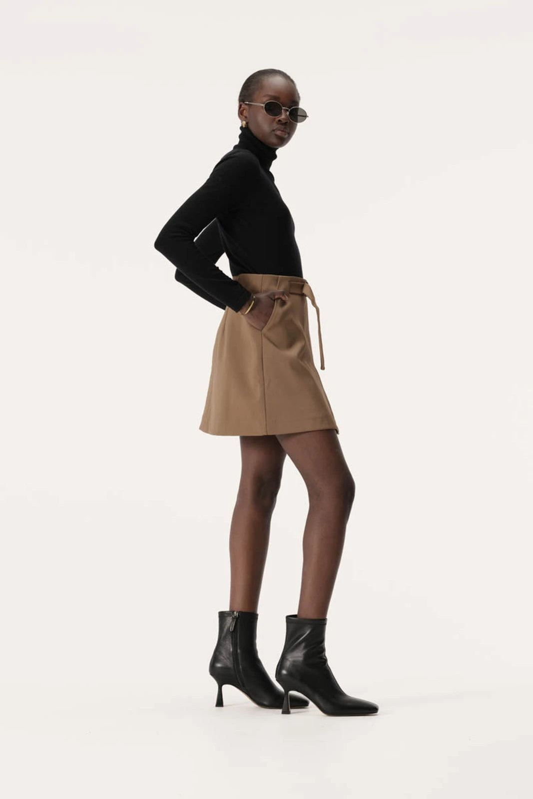ELKA COLLECTIVE - Raquel Skirt (Dark Taupe) 6 ELKA COLLECTIVE - Raquel Skirt (Dark Taupe) - Image 6