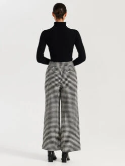 ENA PELLY - Bella Woven Pant (Houndstooth) -Faithfull The Brand || Carver™ || One Teaspoon Shop elysian collective ena pelly bella woven pants houndstooth 3