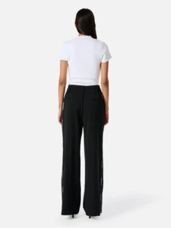 ENA PELLY - Bronte Trim Suit Pant (Black) -Faithfull The Brand || Carver™ || One Teaspoon Shop elysian collective ena pelly bronte suit pant black 3