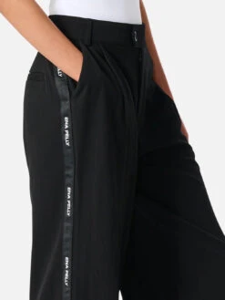 ENA PELLY - Bronte Trim Suit Pant (Black) -Faithfull The Brand || Carver™ || One Teaspoon Shop elysian collective ena pelly bronte suit pant black 4