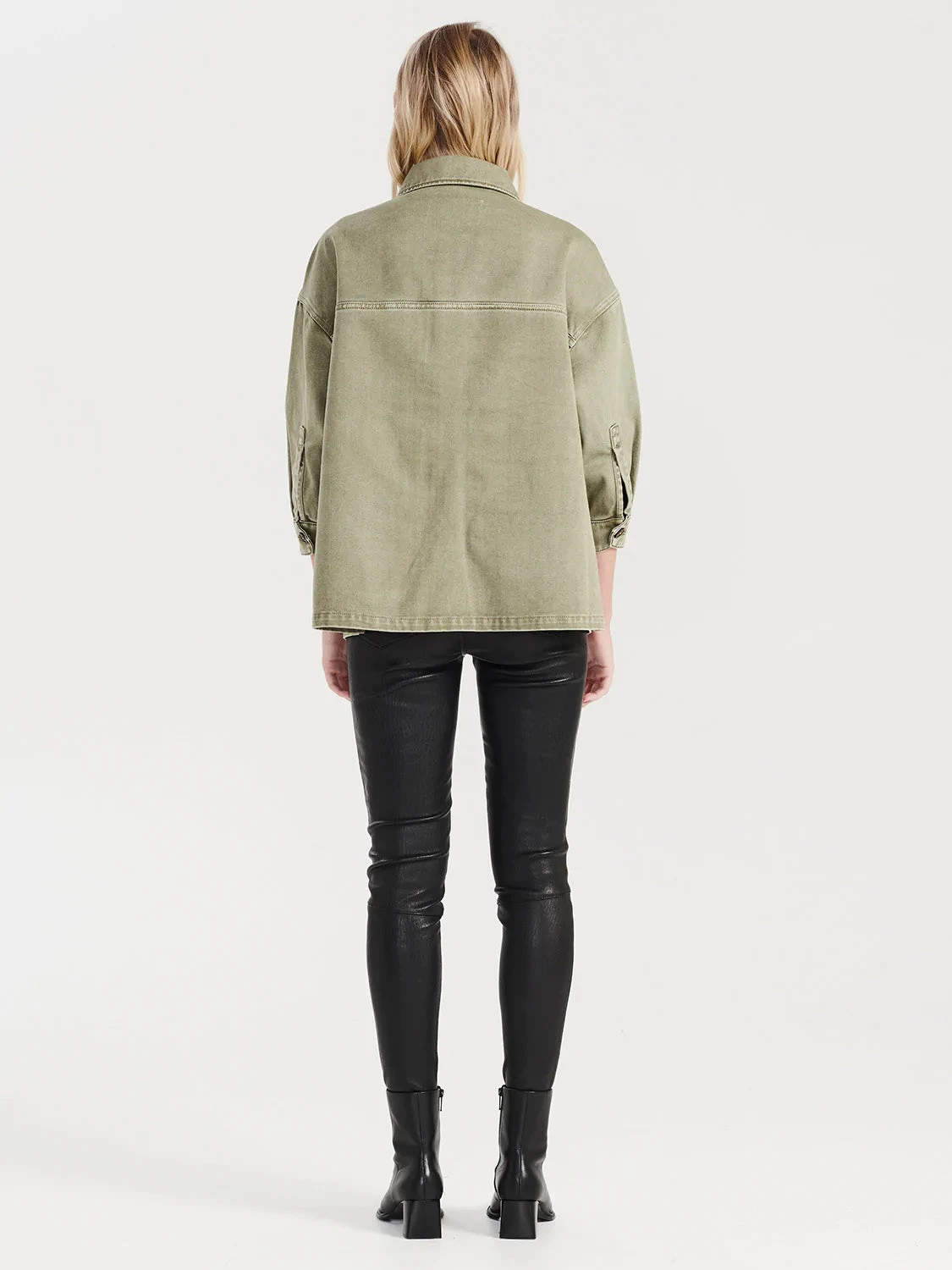 ENA PELLY - Elyse Army Shacket 5 ENA PELLY - Elyse Army Shacket - Image 5