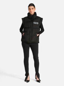 ENA PELLY - Heide Puffer Vest (Black) -Faithfull The Brand || Carver™ || One Teaspoon Shop elysian collective ena pelly heidi puffer vest black 1