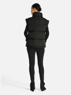 ENA PELLY - Heide Puffer Vest (Black) -Faithfull The Brand || Carver™ || One Teaspoon Shop elysian collective ena pelly heidi puffer vest black 3