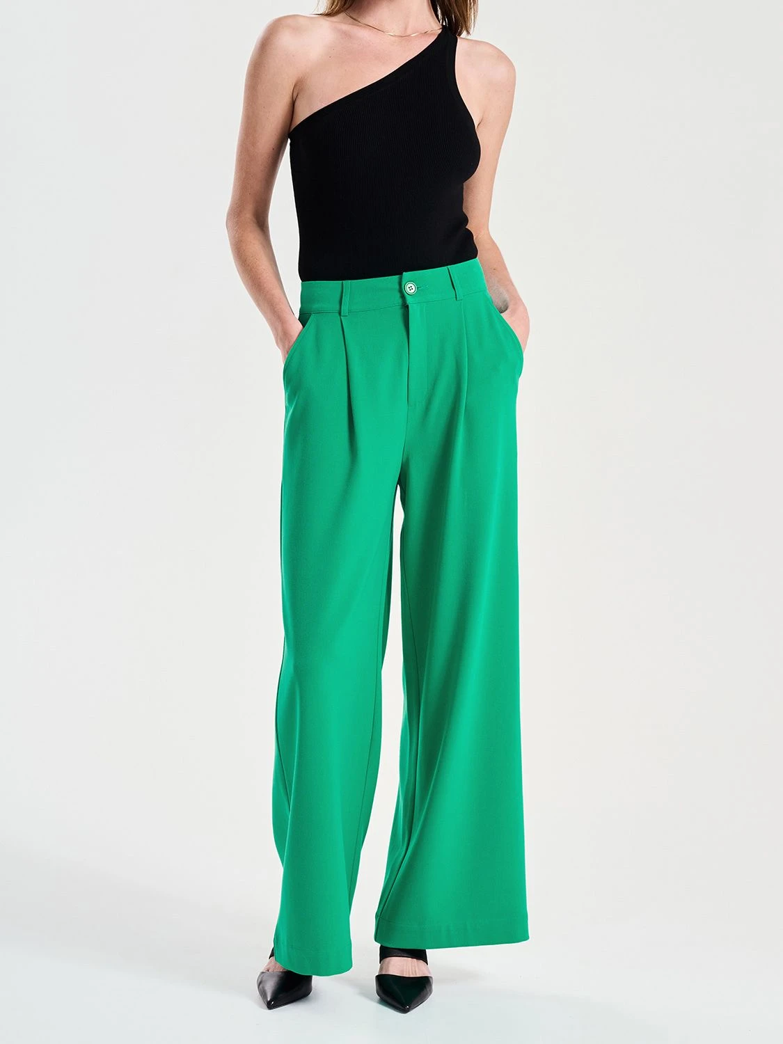 ENA PELLY - JOLIE SUITING PANT (EVERGREEN) 2 ENA PELLY - JOLIE SUITING PANT (EVERGREEN) - Image 2