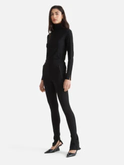 ENA PELLY - Leila Ponte Pant (Black) -Faithfull The Brand || Carver™ || One Teaspoon Shop elysian collective ena pelly leila ponte pant black 2