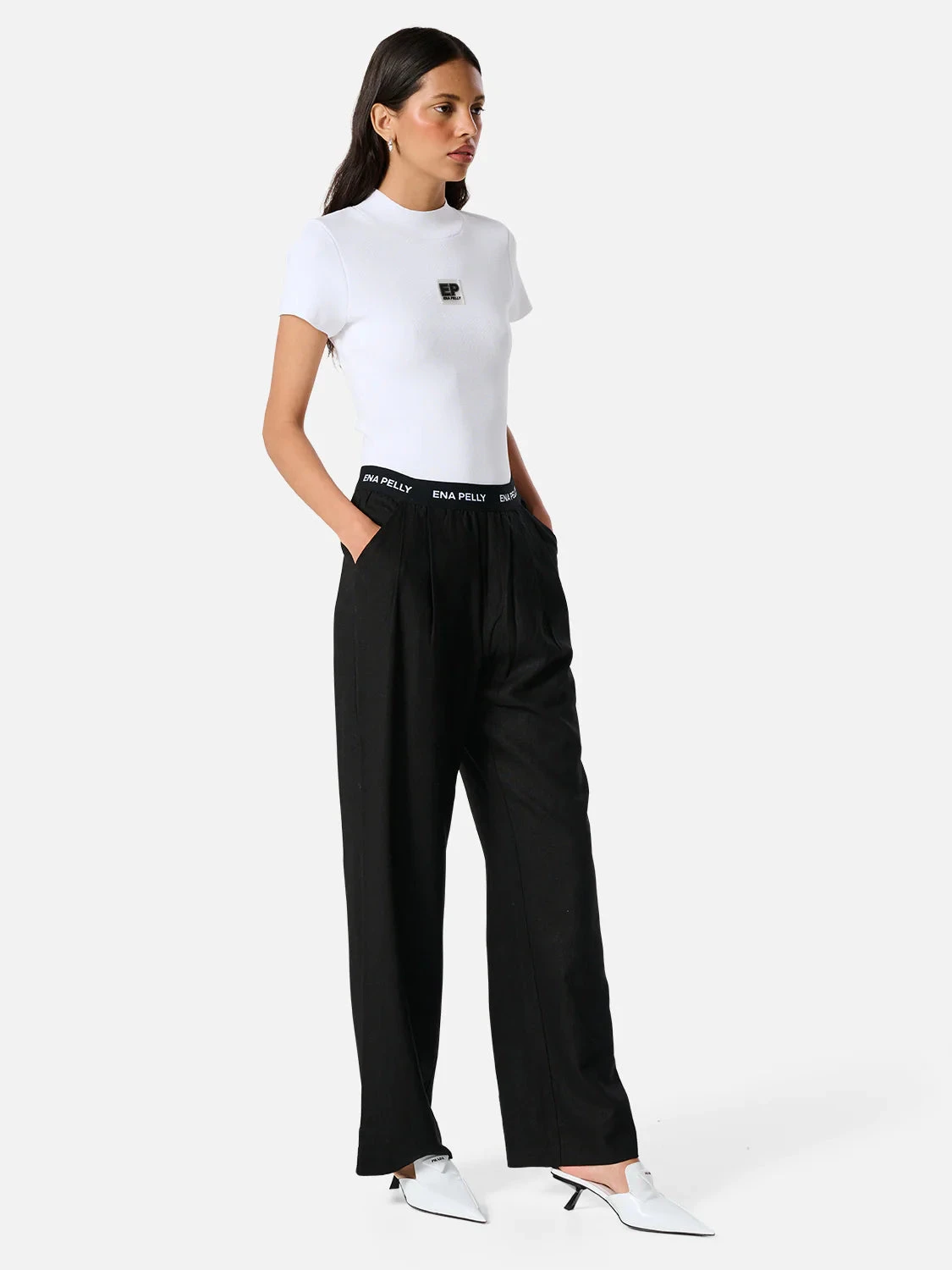 ENA PELLY - Myla Soft Tailoring Pant (Black) 3 ENA PELLY - Myla Soft Tailoring Pant (Black) - Image 3