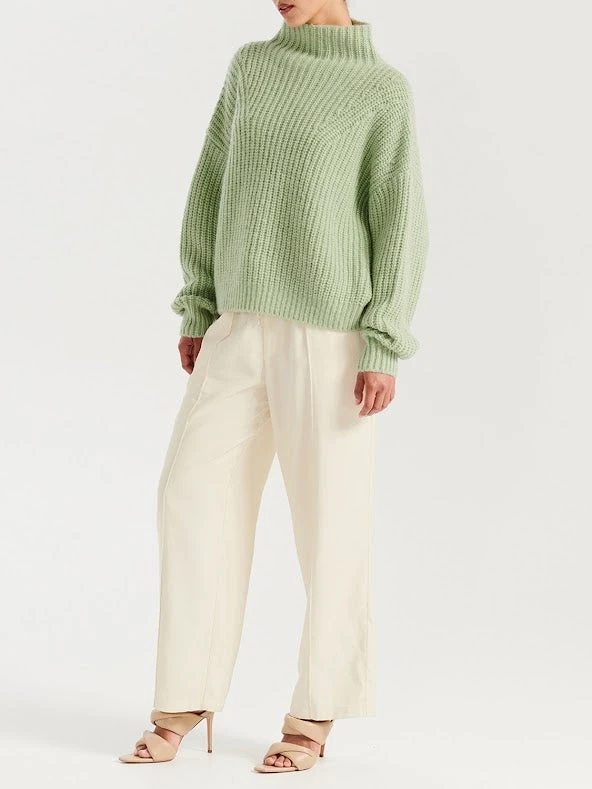 ENA PELLY - Natalie Knit Sweater (Smoke Green) 5 ENA PELLY - Natalie Knit Sweater (Smoke Green) - Image 5