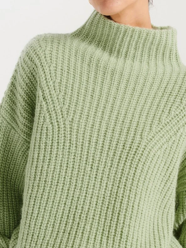 ENA PELLY - Natalie Knit Sweater (Smoke Green) 6 ENA PELLY - Natalie Knit Sweater (Smoke Green) - Image 6