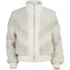 ENA PELLY - Rory Contrast Faux Fur Jacket (Bone)