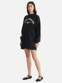 ENA PELLY - Studios Sweater Dress (Washed Black) -Faithfull The Brand || Carver™ || One Teaspoon Shop elysian collective ena pelly studios sweater dress washed black 2