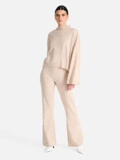 ENA PELLY - Turtle Neck Knit Sweater (Almond Buff) -Faithfull The Brand || Carver™ || One Teaspoon Shop elysian collective ena pelly turtle neck knit sweater almond buff 1