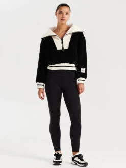 ENA PELLY - Winnie Faux Fur Jacket (Black / Bone) -Faithfull The Brand || Carver™ || One Teaspoon Shop elysian collective ena pelly winnie faux fur jacket black bone 3